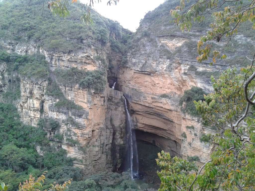 cascadas cerca de Villa de Leyva